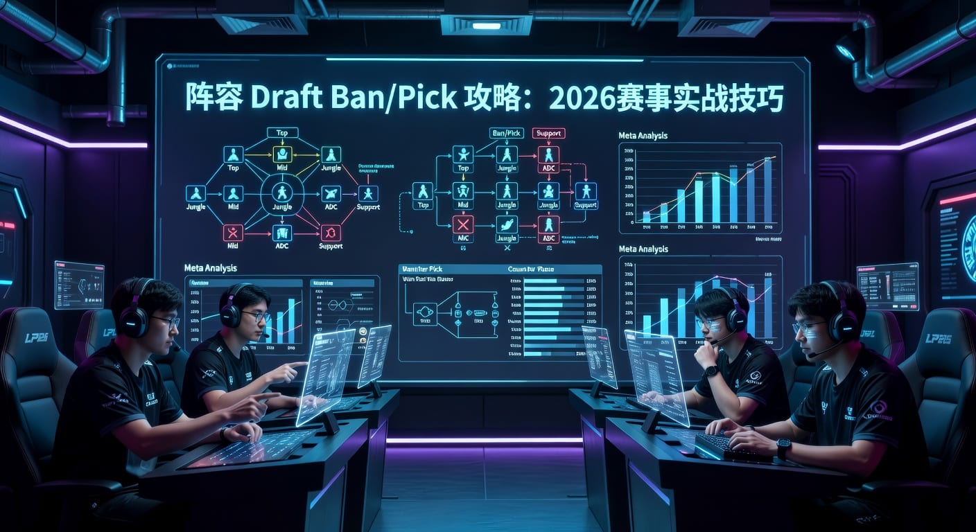 阵容 Draft Ban/Pick实战解析：选阵思路与临场博弈